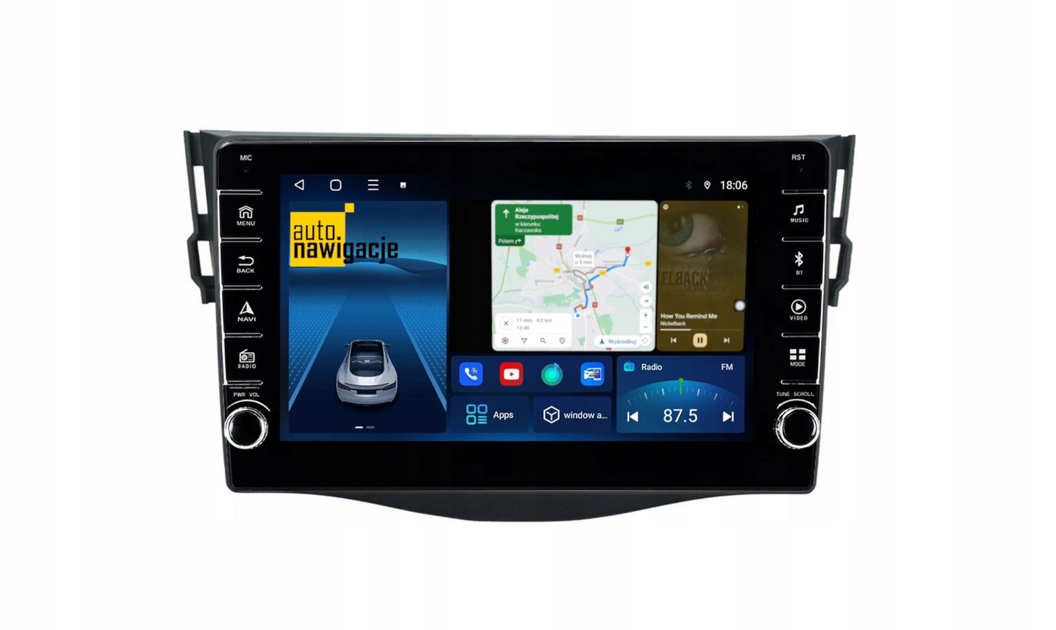 Rádio Navigácia Gps Toyota RAV4 RAV-4 III 2006-2012 Android Carplay