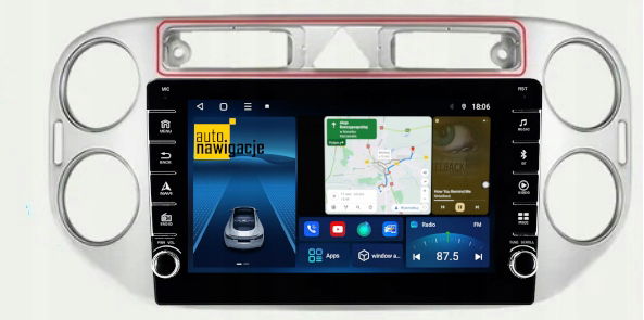 Rádio Navigácia Gps Volkswagen Golf Plus 2005-2014 Android Carplay