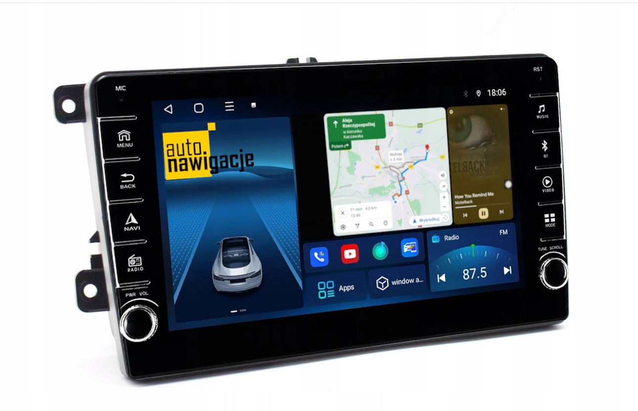Rádio Navigácia Gps Volkswagen Passat 2005-2014 Android