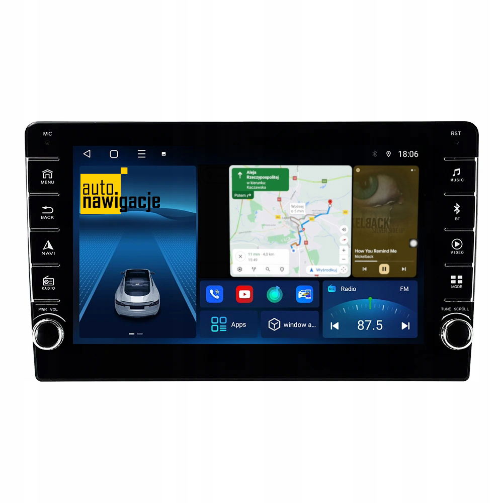 Rádio Navigácia Gps Volkswagen T5 2010-2015 Android