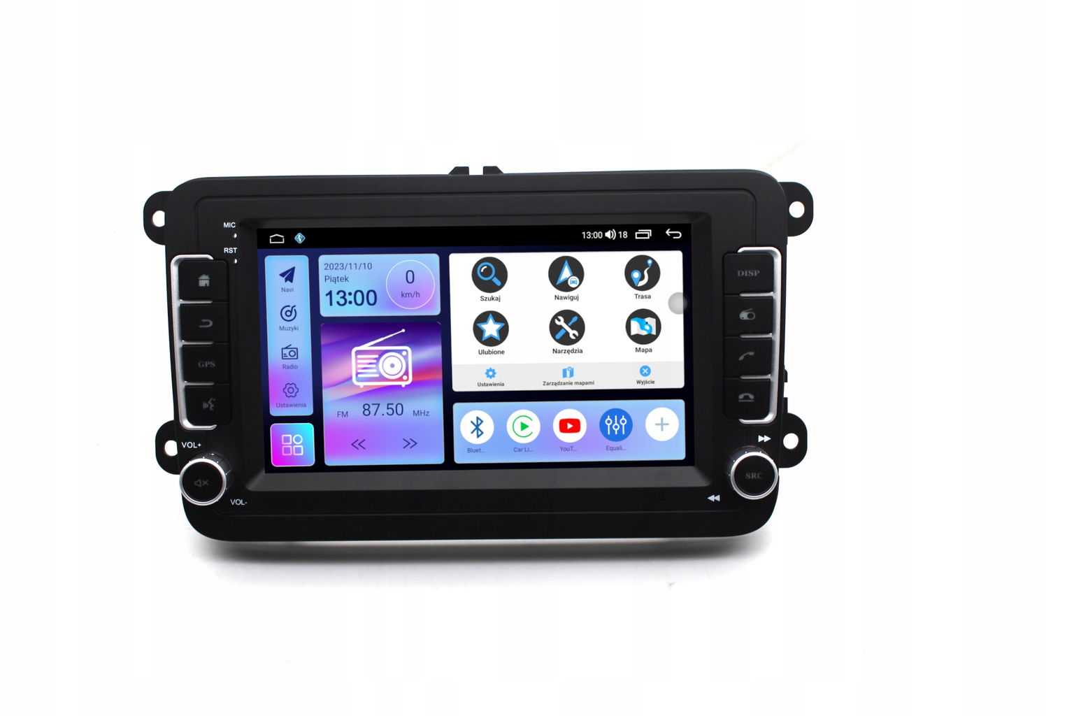 Rádio Navigácia Gps Volkswagen Tiguan Passat Magotan Android 4/64 Gb