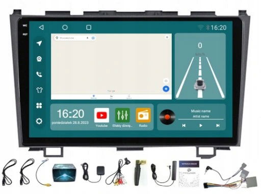 Rádio Navigácia Honda Crv 2007-2011 Carplay Android Auto 8/256GB Sim