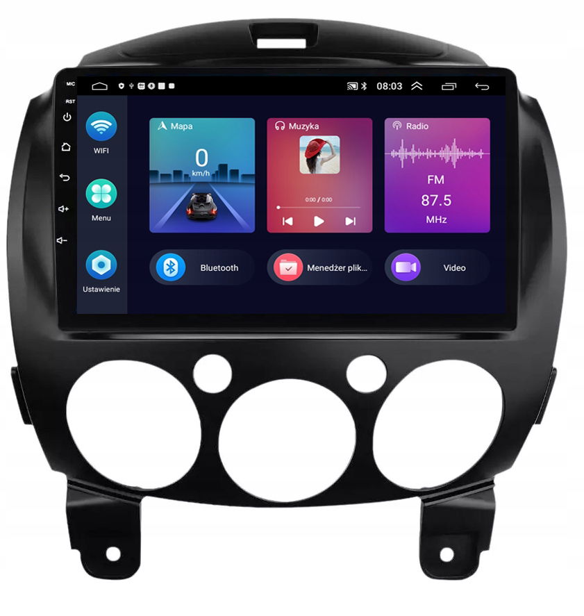 Rádio navigácia Mazda 2 2007-2014 2GB 64GB Carplay Android Auto