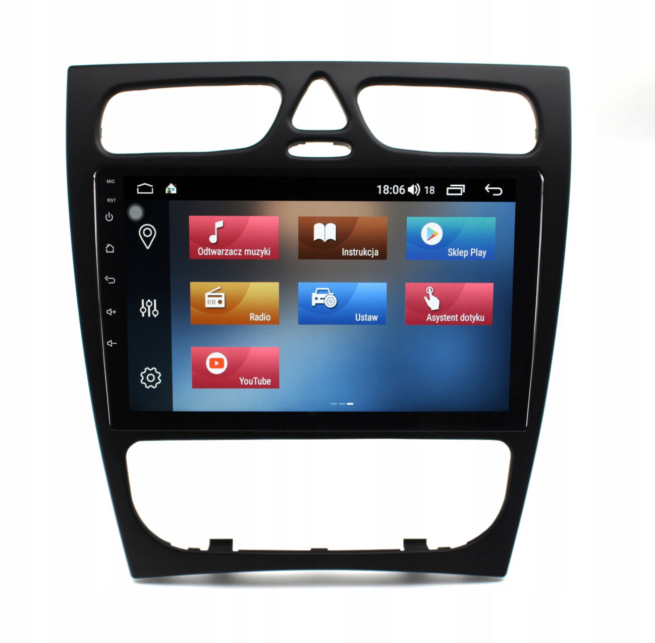Rádio Navigácia Mercedes Benz Trieda C W203 2000-2005 Android