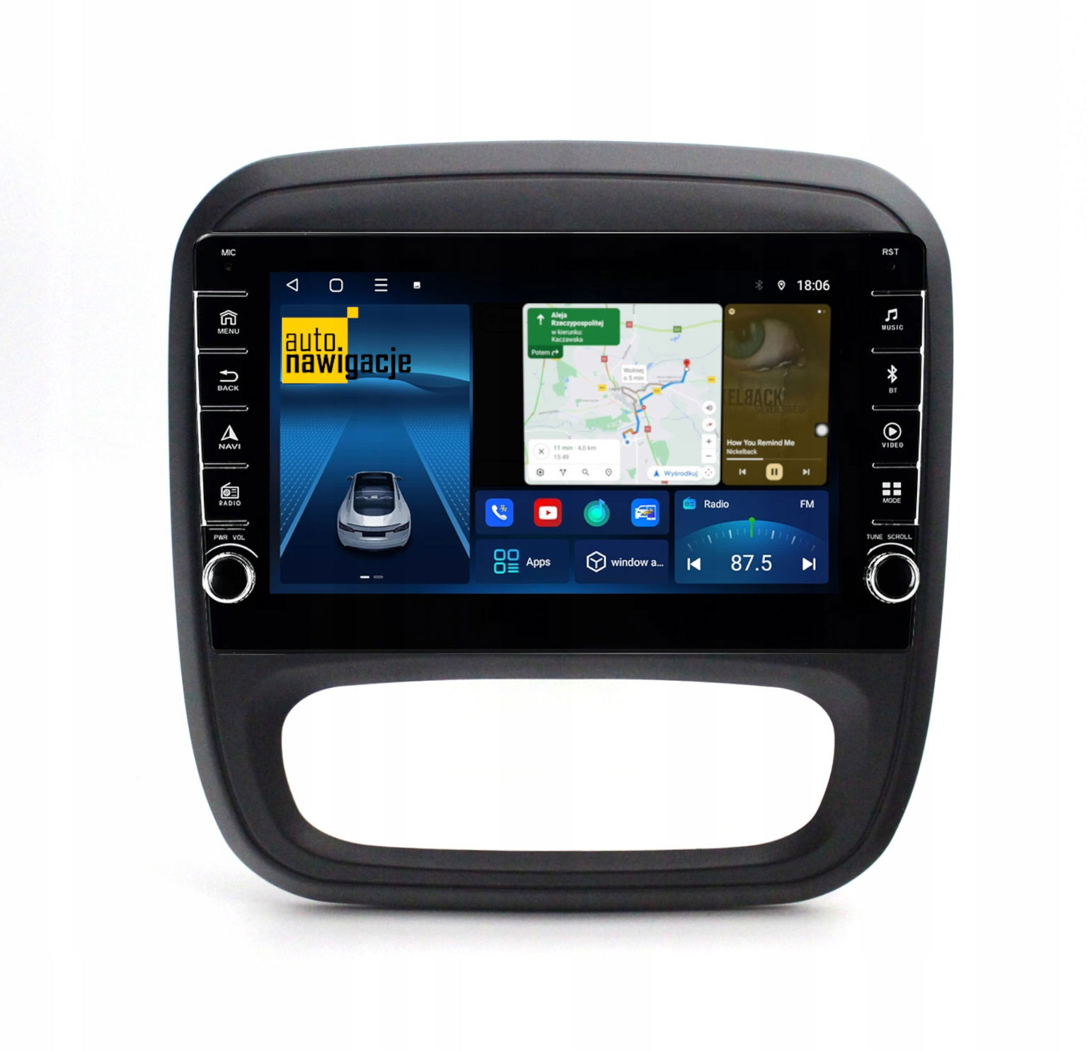 Rádio Navigácia Renault Trafic 3 2014-2021 Android