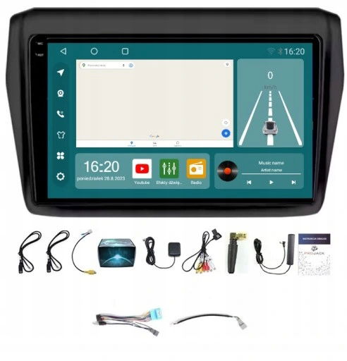 Rádio Navigácia Suzuki Swift 2017-2022 Carplay Android 8/256GB Sim
