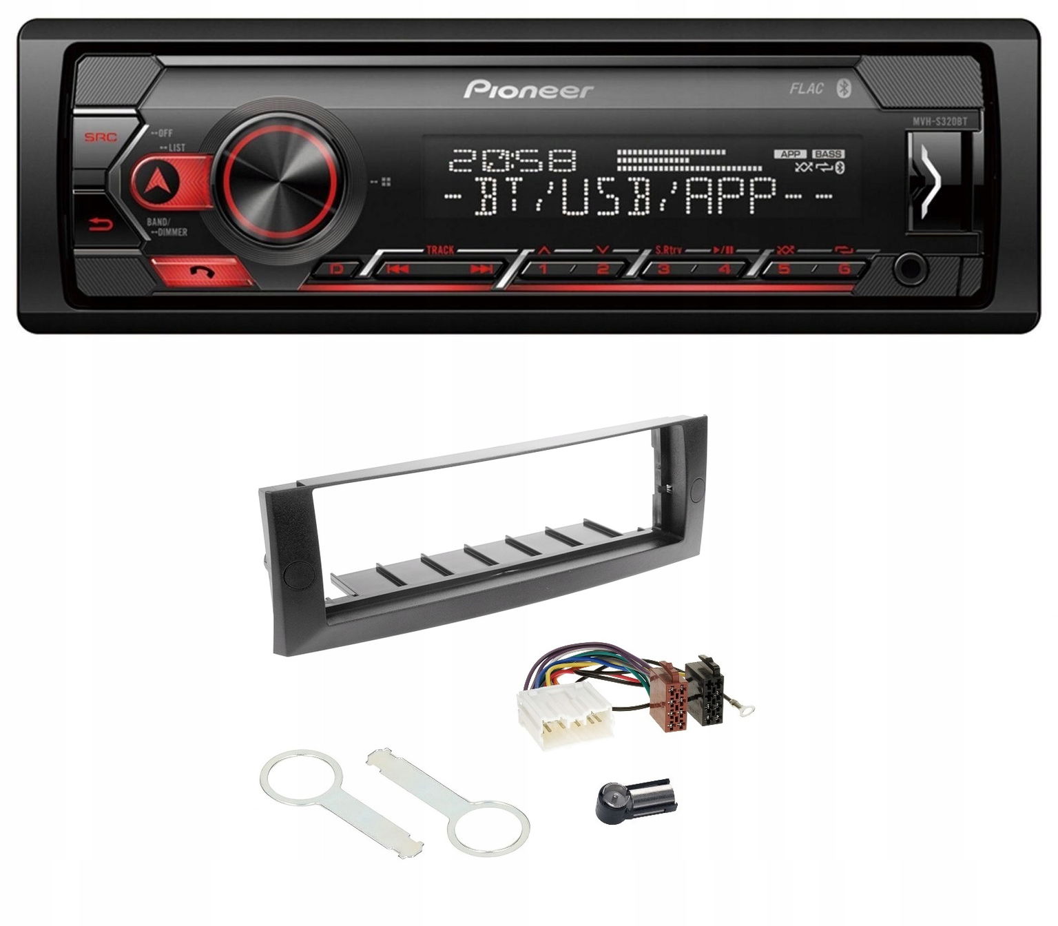 Rádio Pioneer MVH-S320BT s Bluetooth pre Mitsubishi Colt