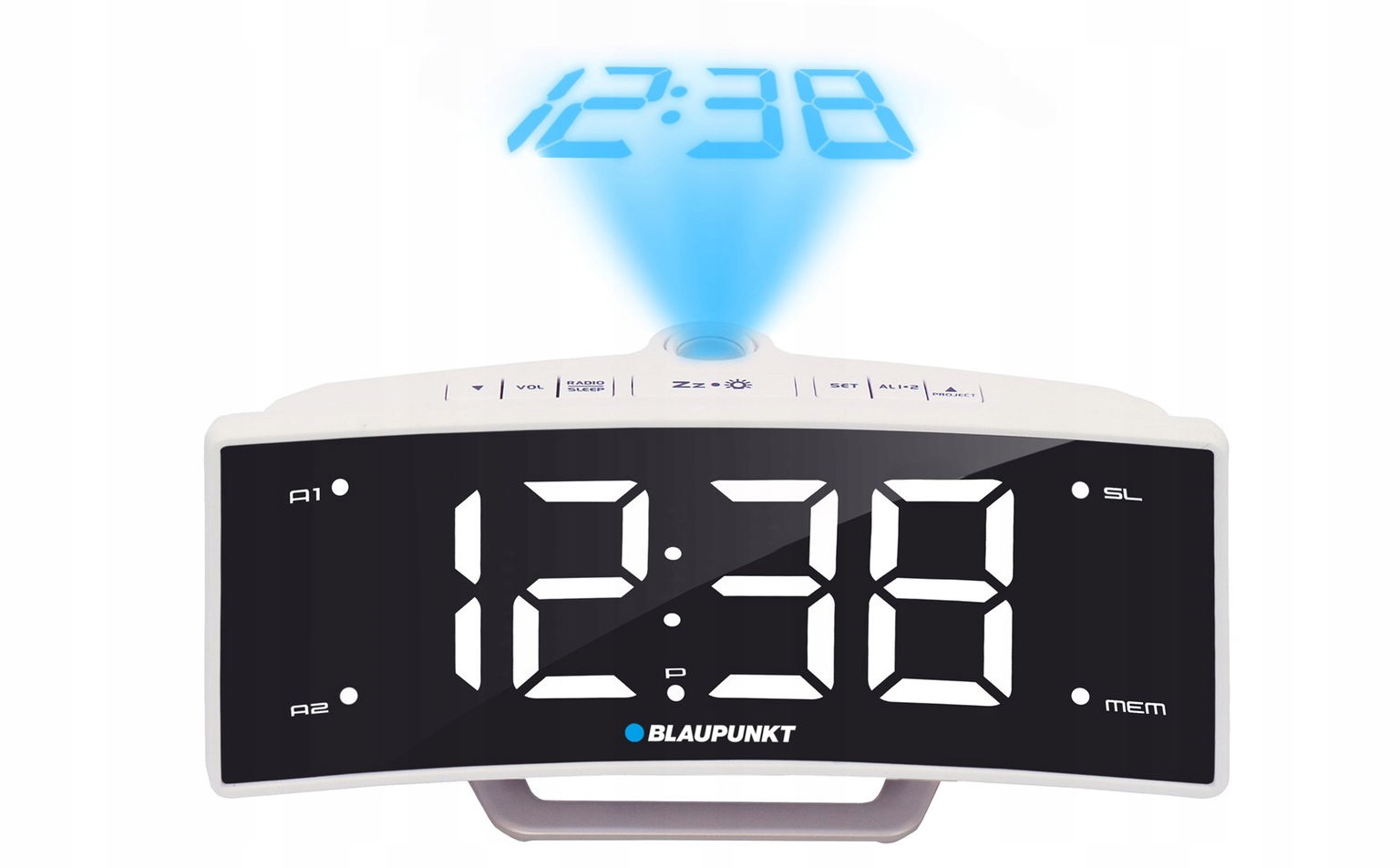 Rádiobudík Blaupunkt CRP7WH bielo-čierny
