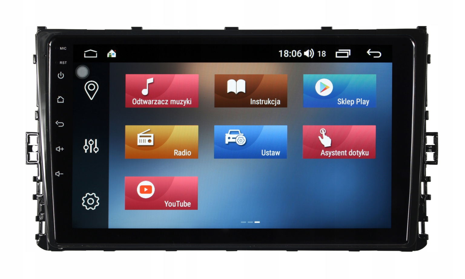 Rádionavigácia Gps Volkswagen Tiguan 2018+ Android