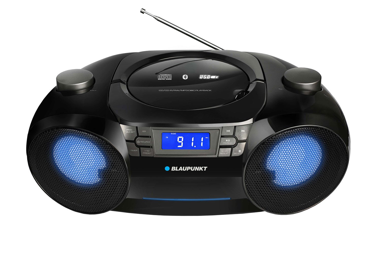 Rádioprehrávač Blaupunkt BB31LED (čierna farba)