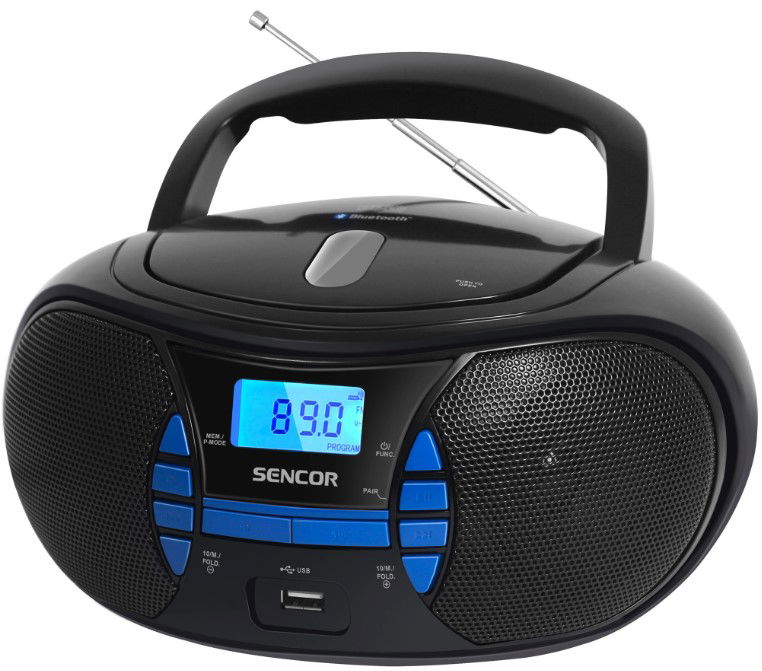 Rádioprijímač Sencor Spt 2700 Bk Bluetooth čierny