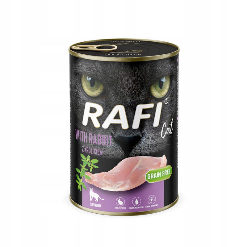 Rafi Cat Adult Sterilised s králikom 400 g