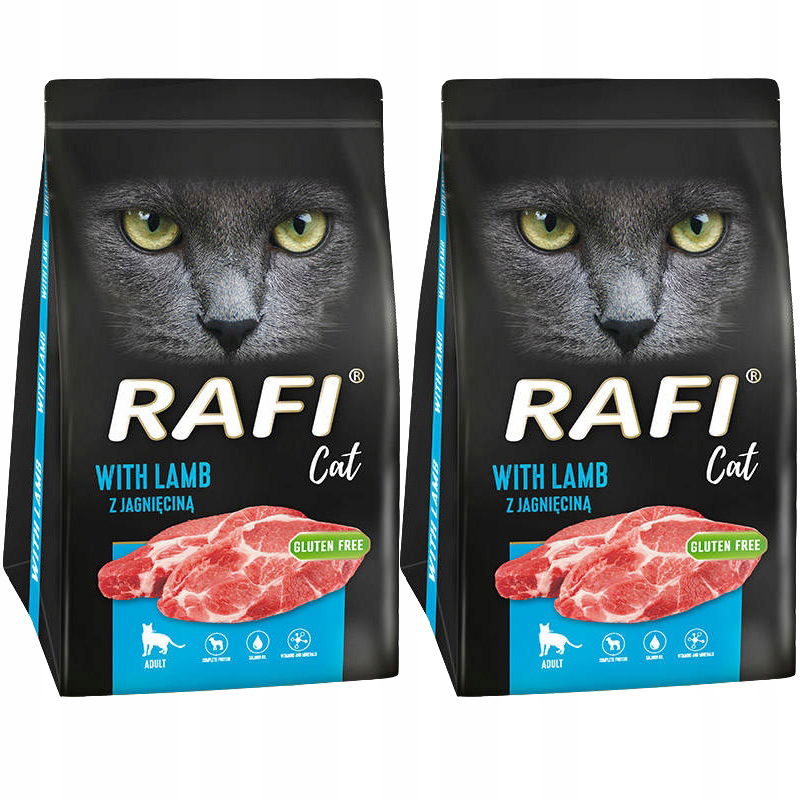 Rafi Cat suché krmivo pre mačky s jahňacím mäsom 3 kg