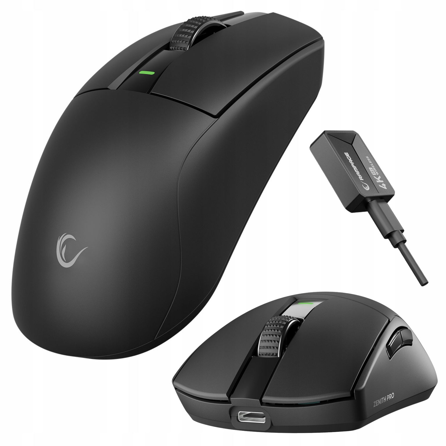 Rampage Zenith Pro Black bezdrôtová herná myš 26000 Dpi ultraľahká