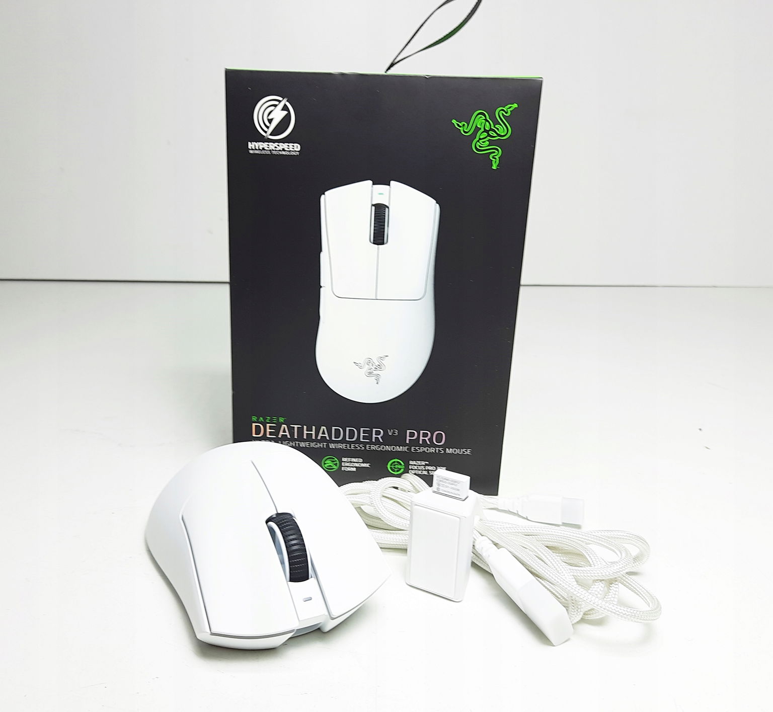 Razer DeathAdder V3 Pre biely