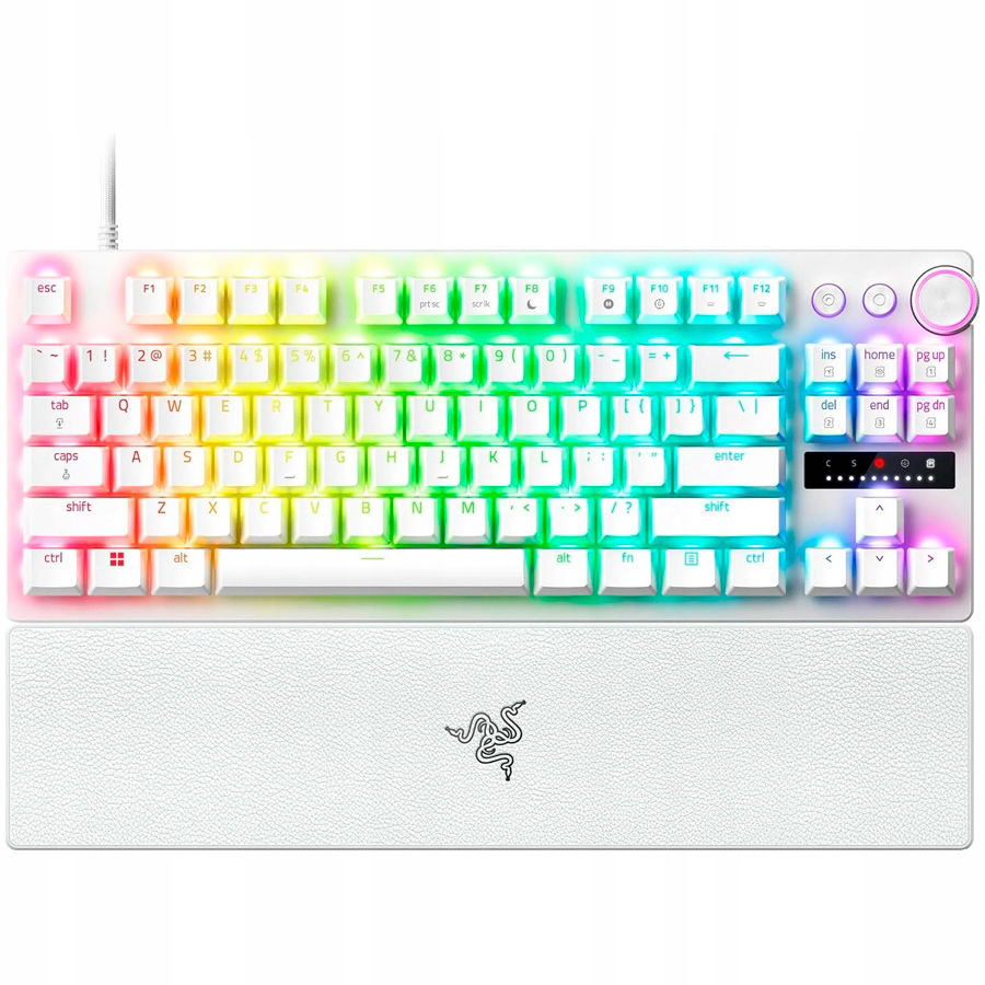 Razer Huntsman V3 Pro Tenkeyless biela Us Layout