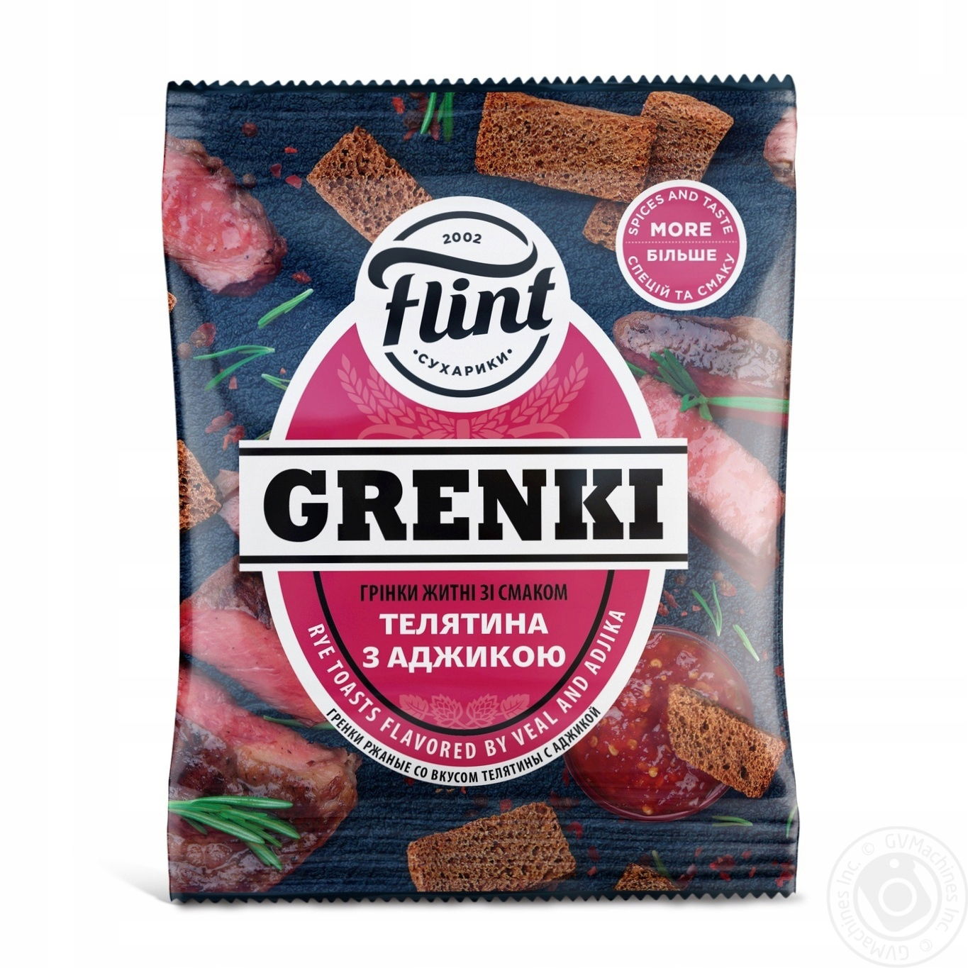 Ražné suchárky Flint teľacie s adžikou 70 g