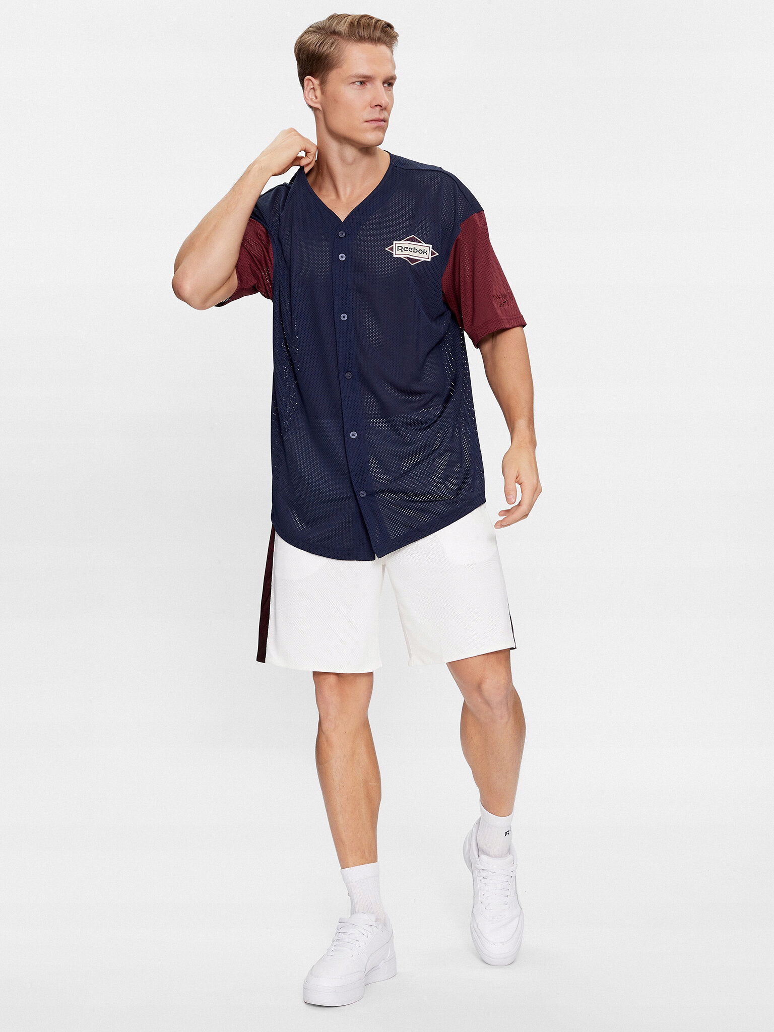 Reebok T-Shirt Sporting Goods IM1506 Tmavomodrý Regular Fit
