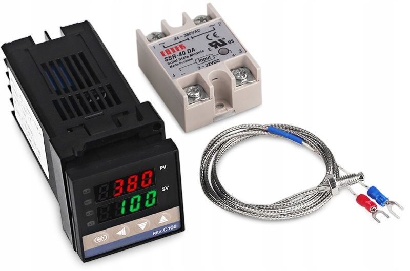 Regulátor teploty Pid Rex C100 Ssr termočlánok K