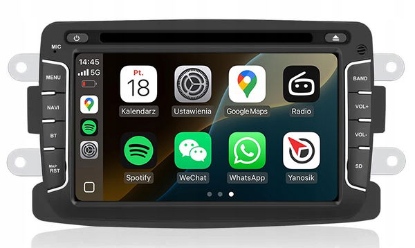 Renault Clio Captur Kangoo Trafiť Talento Media Nav Rádio Android Carplay