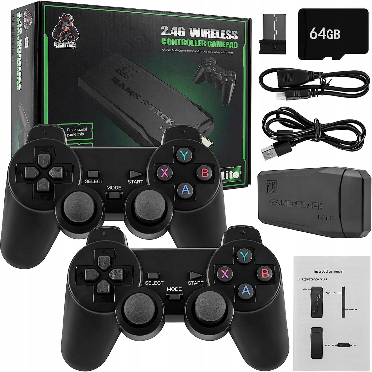Retro Televízna Konzola M8 Hdmi Hd 2 Game Controllers 20000+ Hier