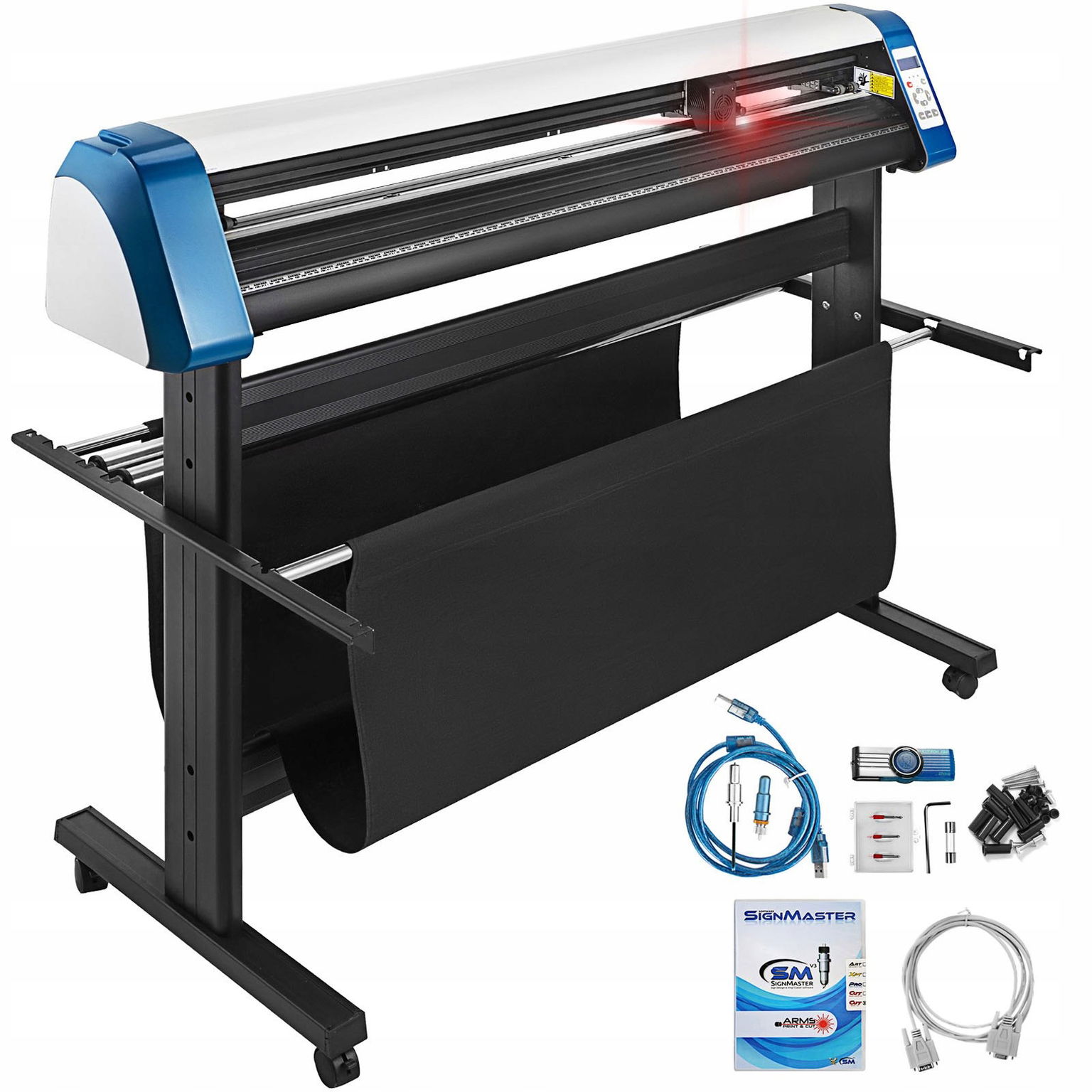 Rezací ploter na vinyl 1350 mm s obrysovým polohovaním