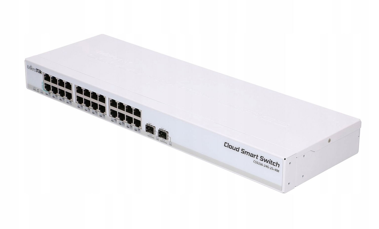 Riaditeľný prepínač MikroTik CSS326-24G-2S+RM