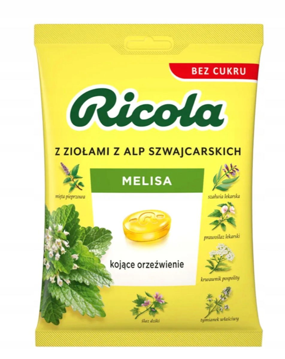 Ricola Medovka švajčiarske bylinné cukríky 68 g