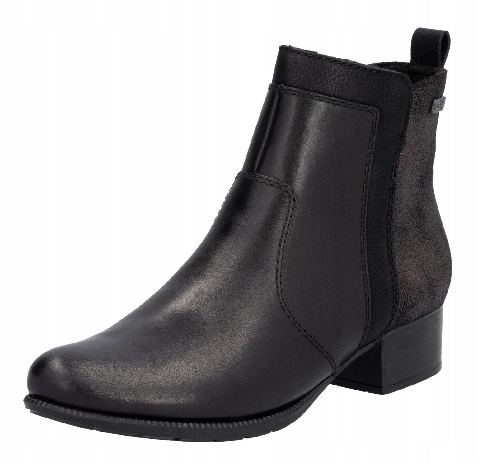 Rieker 78658-00 veľ.37 čierne klasické čižmy Tex