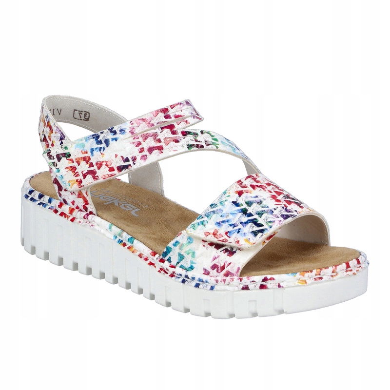 Rieker Dámske sandále Multicolor V1364-90 veľ.37
