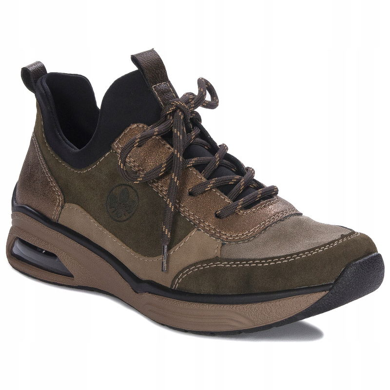 Rieker M5660-64 Dámske poltopánky Beige Combination béžové veľ.36
