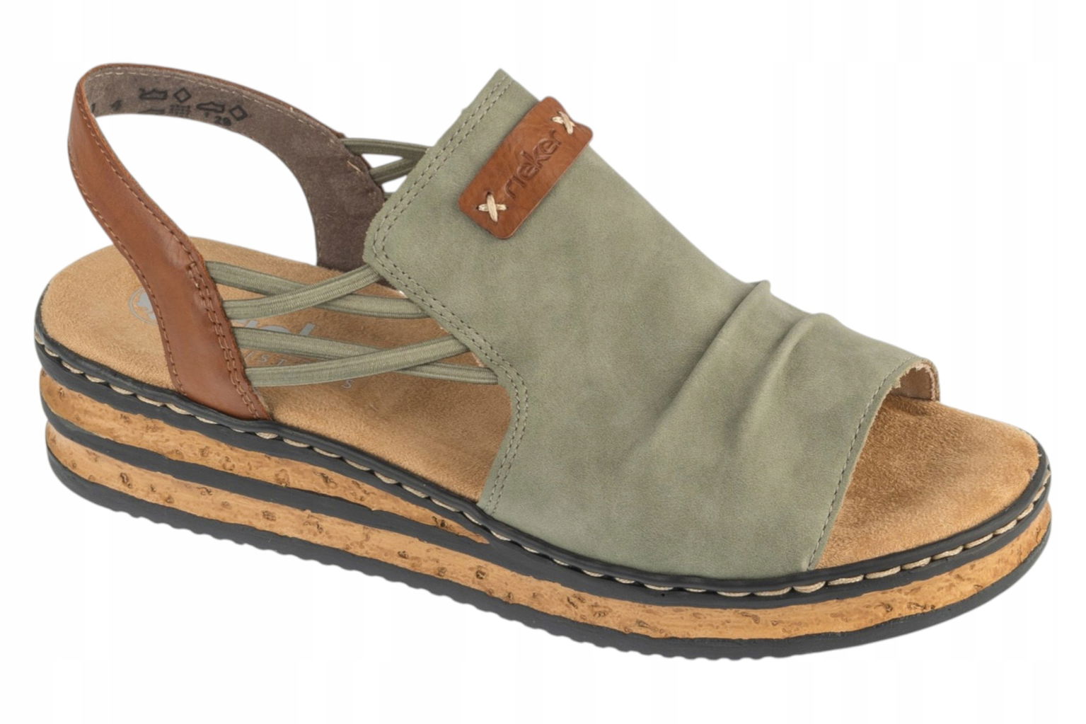 Rieker Sandals [37] Dámske sandále, šedé