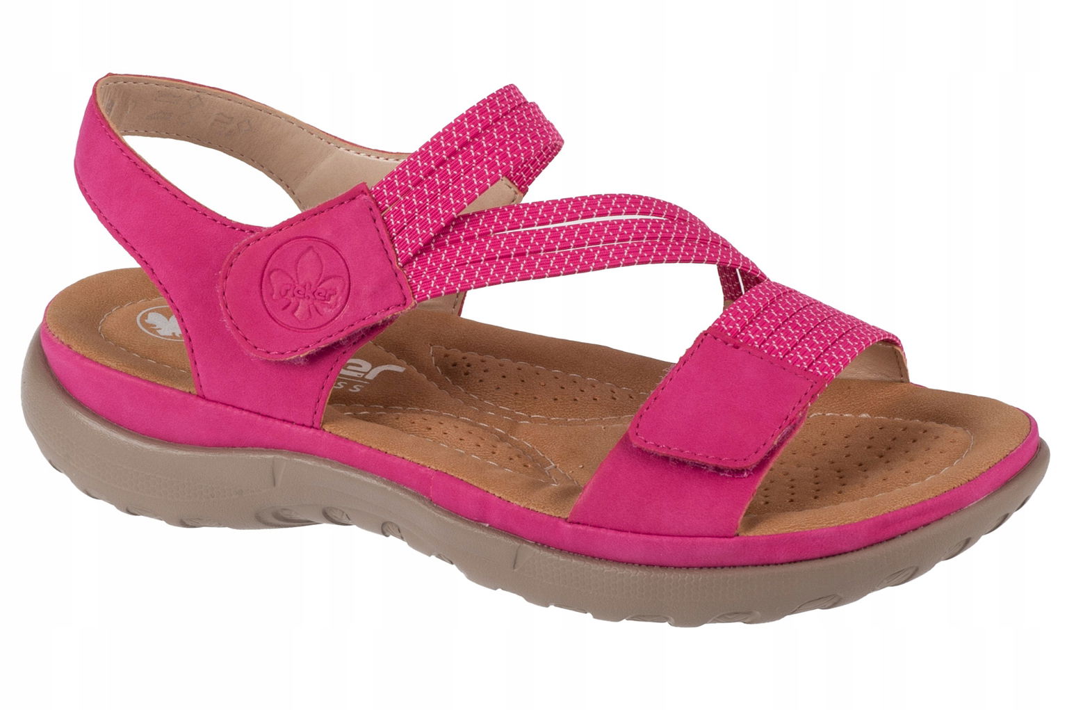 Rieker Sandals [38] Dámske sandále Ružové