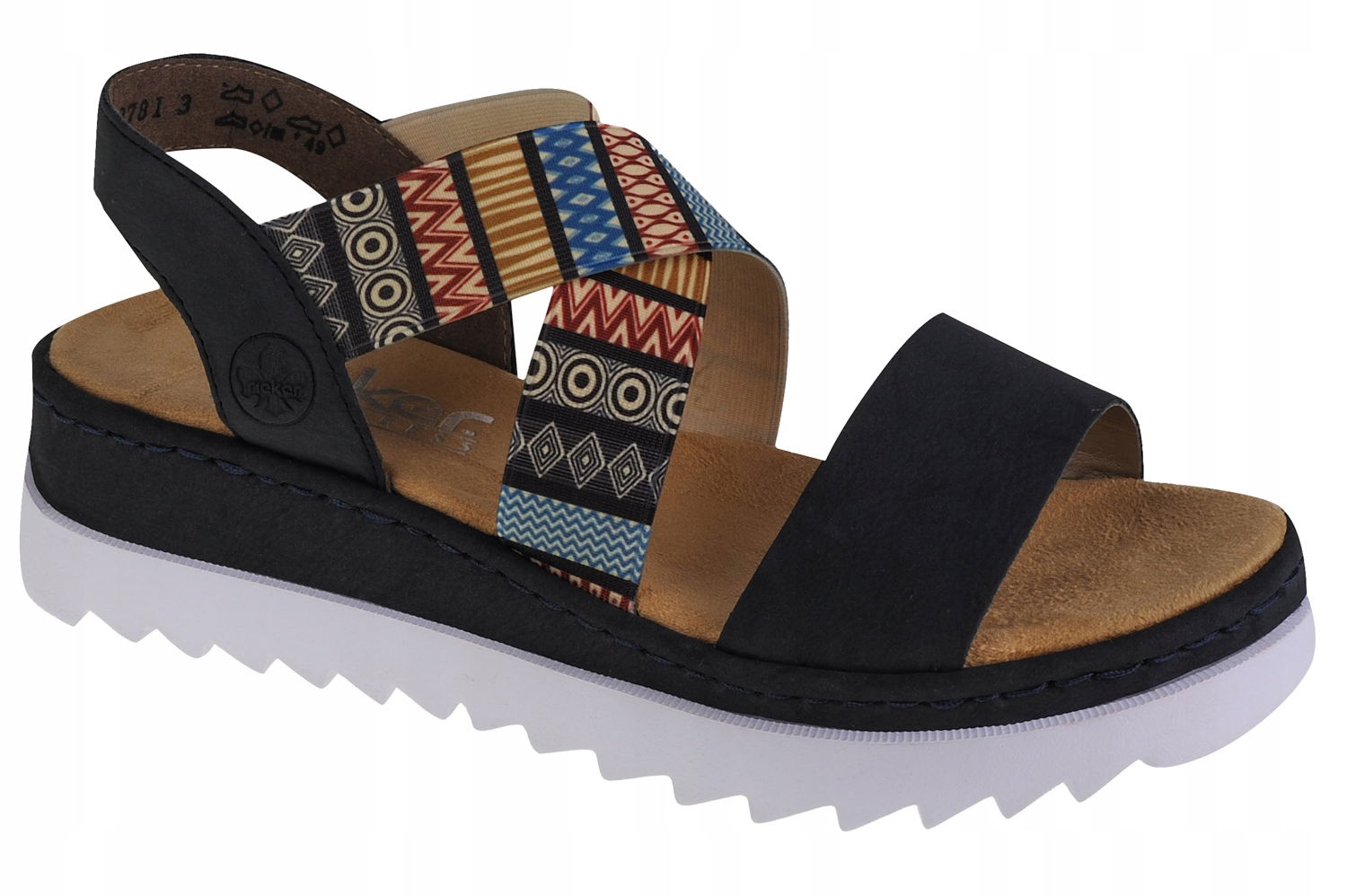 Rieker Sandals [40] Dámske sandále Viacfarebné