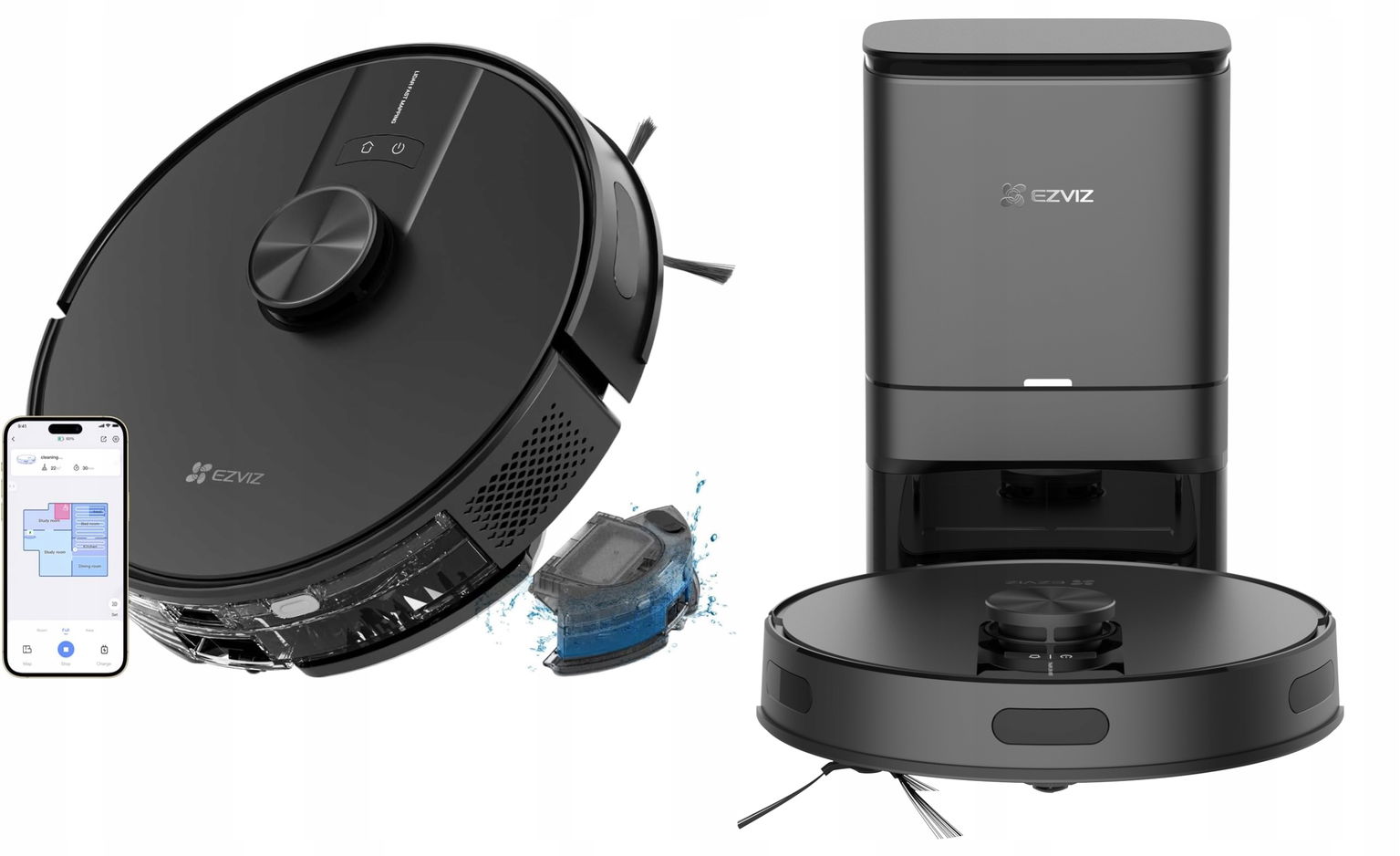 Robotický vysávač RE4 Plus Black Ezviz
