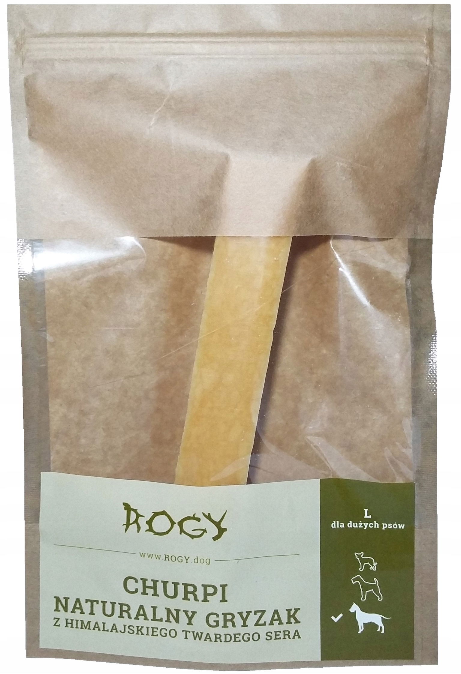 Rogy Churpi tvrdé prírodné hryzátko s Syrom pre psa, hmotnosť 80 g