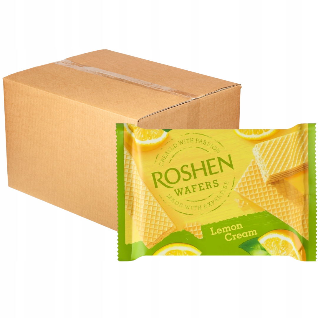 Roshen Vafle s citrónovou príchuťou 72 g x 22 kusov