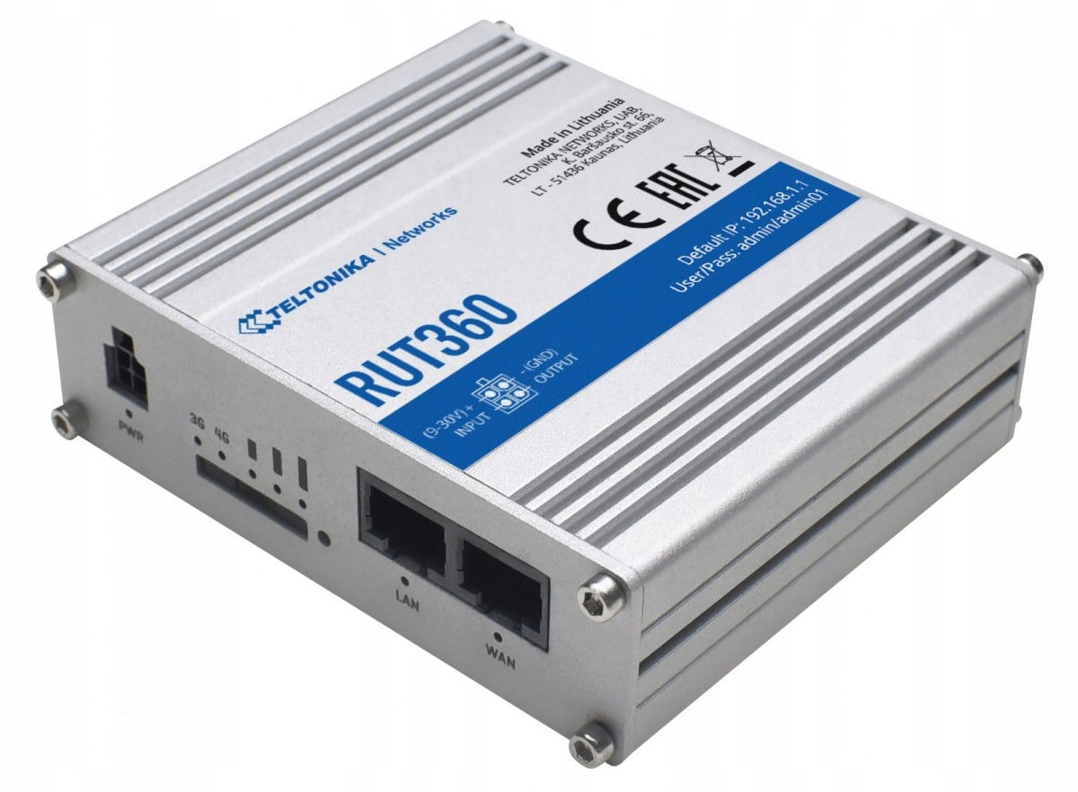Router RUT360 Lte Cat 6, 3G, WiFi, Ethernet