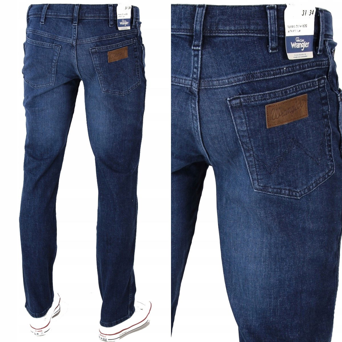 Rovné džínsy Wrangler Texas Slim Regular W31 L34
