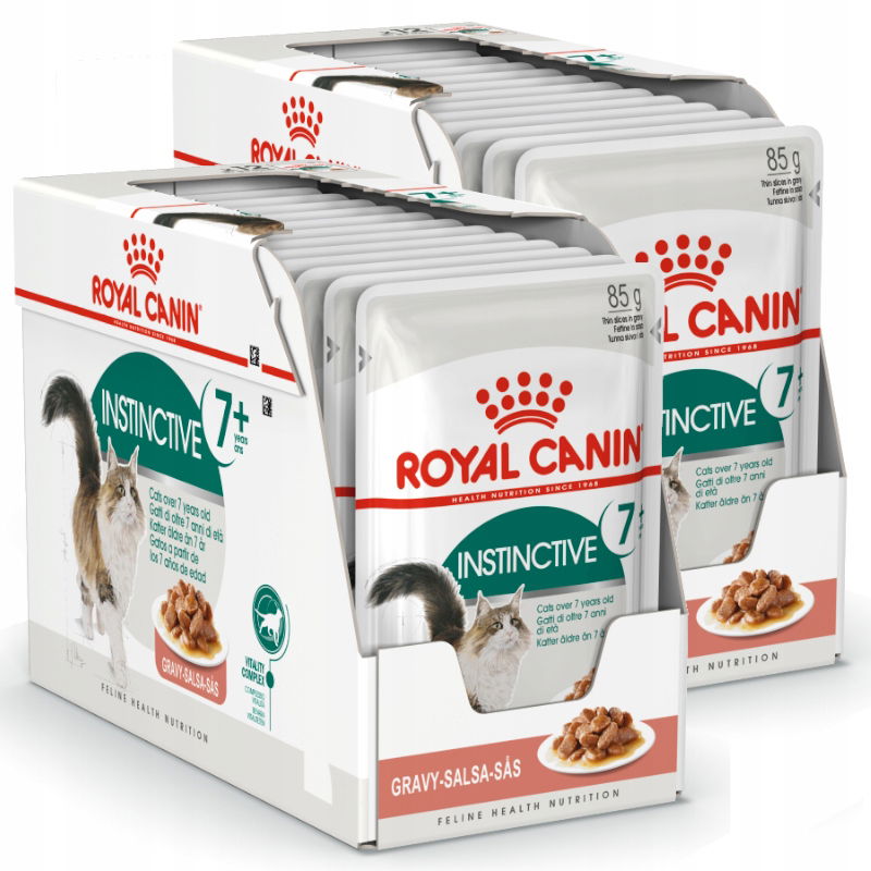 Royal Canin Instinctive +7 Krmivo pre staršie mačky v omáčke 24x85 g