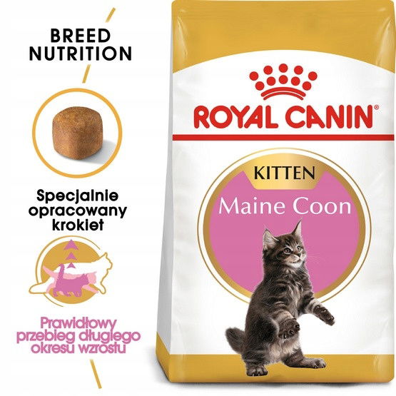 Royal Canin Maine Coon Kitten suché krmivo pre mačiatka do 15 mesiacov, plemeno