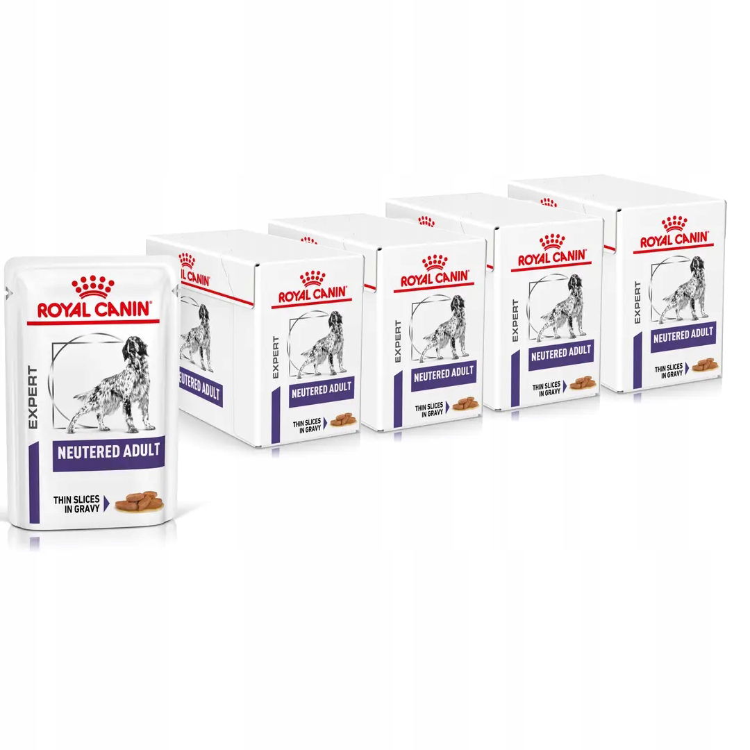 Royal Canin Vet Neutered Adult 48x100g Krmivo Pre Psov Sterilizovaných Omáčok