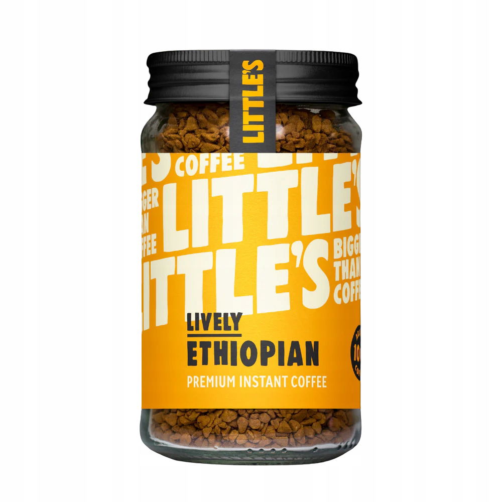 Rozpustná káva Little's Premium Lively Ethiopian Etiópia Arabika, 50 g
