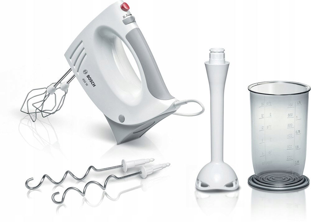 Ručný mixér Bosch Mfq 3540 (450 W; biela farba)