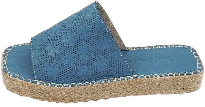 Runnerboss Dámske Espadrilky Kožené Modré 38 J1A
