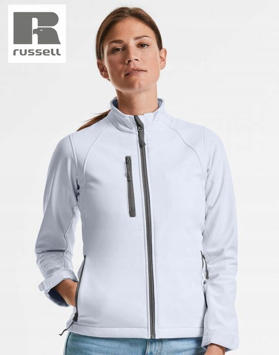 Russell 140F Dámska softshellová bunda 3 Vrstvy Biela Veľkosť: L