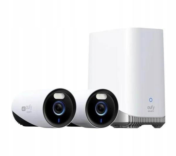 Sada 2 kamier Ip centrála Eufy E330 eufyCam Professional Wi-Fi Nvr 4k