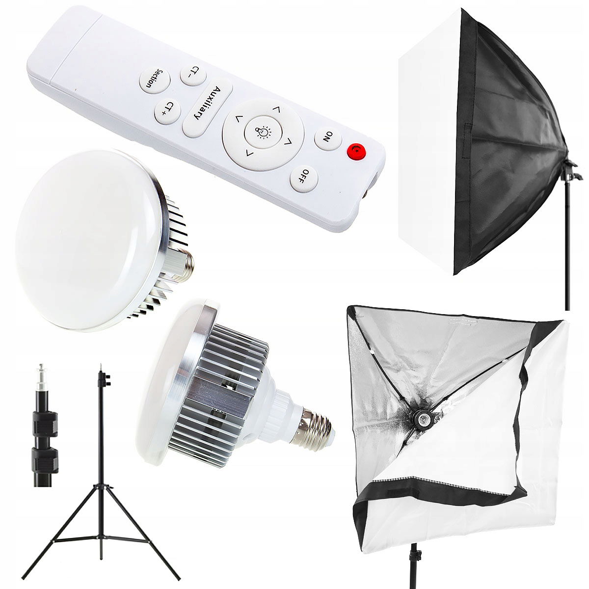 Sada 2 svietidiel Softbox 50x50 300W Led
