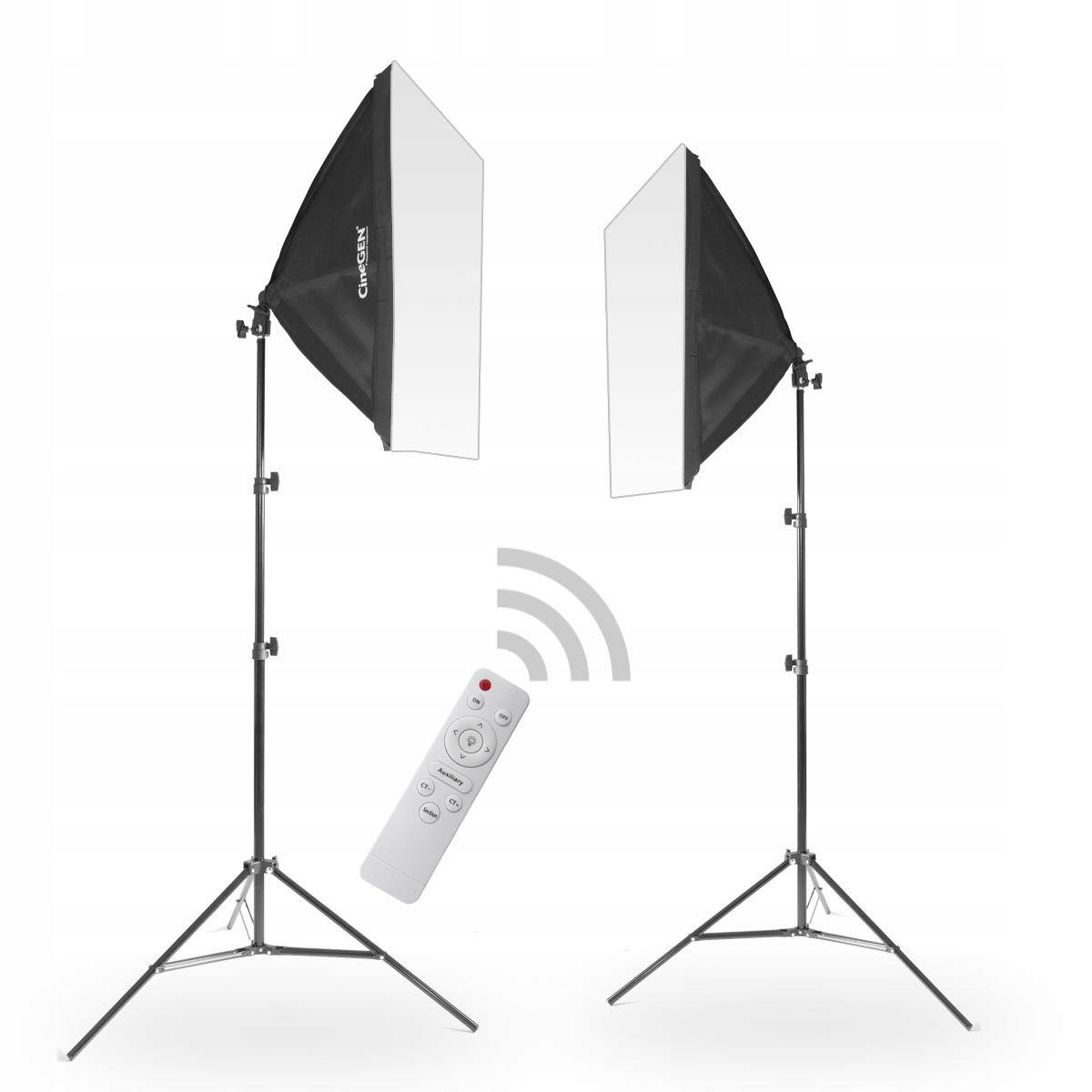 Sada 2x Softbox 60x60 Statív Lampa rýchla montáž