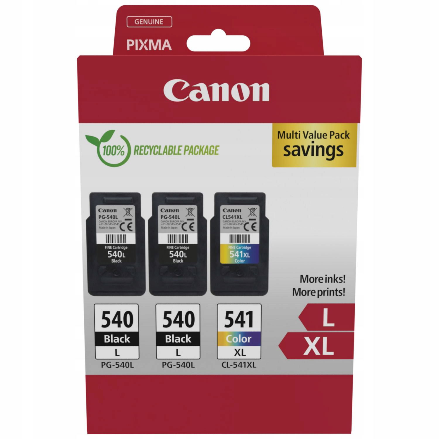 Sada atramentov Canon PG-540L CL-541XL 5224B017